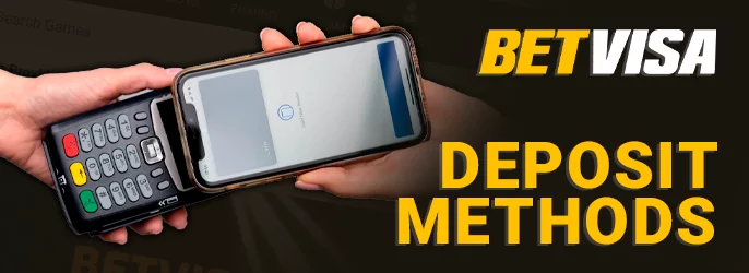Methods of depositing at BetVisa casino - UPI, PayTM and other
