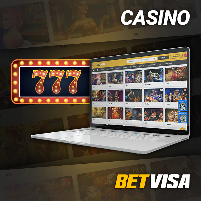 Casino games at BetVisa - live dealer games, slots and more