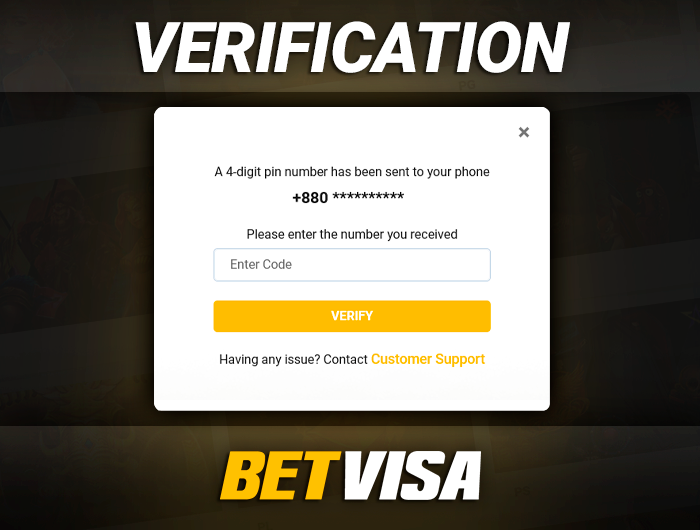 Verifying Player Identity on BetVisa - Verification Ways 