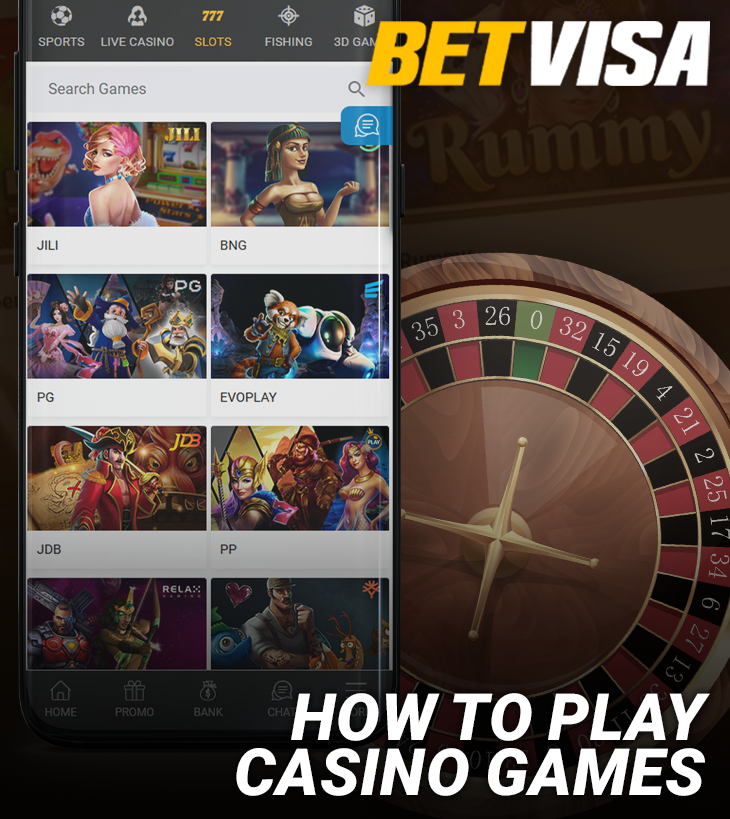 Online casino in the BetVisa app